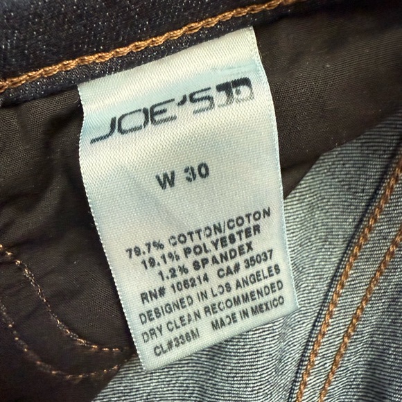Joe’s Jeans Women’s Dark Blue Denim Size 30 - Picture 5 of 5